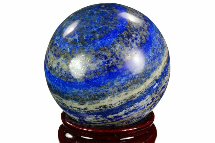 Polished Lapis Lazuli Sphere - Pakistan #123458